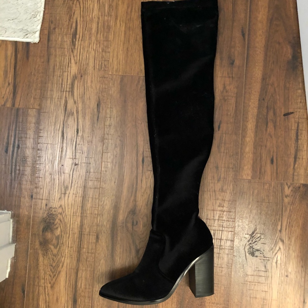 Sol Sana OTK Velvet Boots